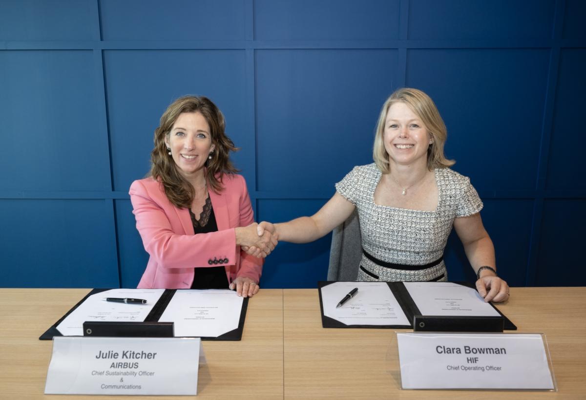 HIF Global y Airbus firman acuerdo de colaboración para desarrollar combustibles sintéticos para la aviación